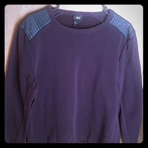 H&M plum sweater